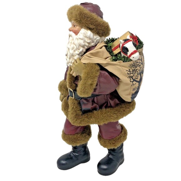 Clothtique Possible Dreams Journey to Christmas Santa VTG 1999 #15083 Cabincore - Picture 4 of 13